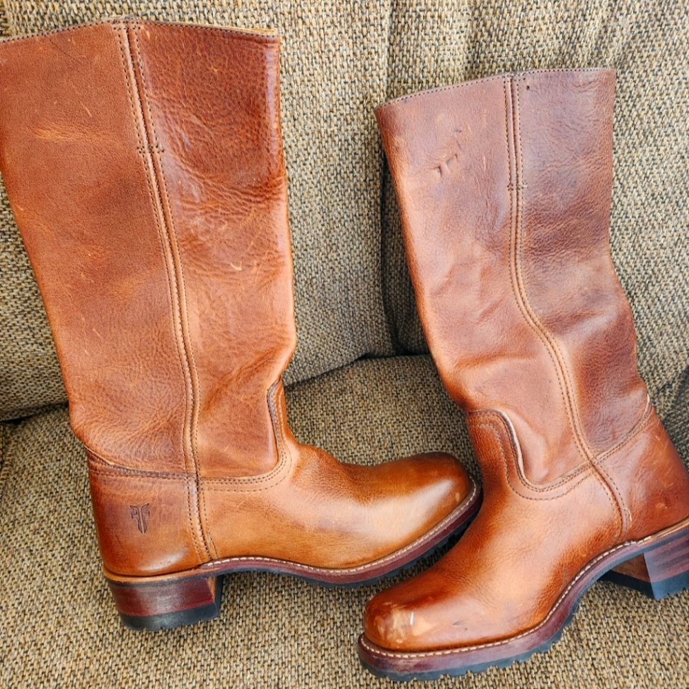 Antique FREY leather boots